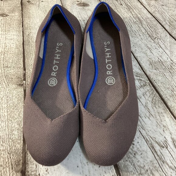 Rothys The Flat Sz 8 Mink Retired - Picture 2 of 6